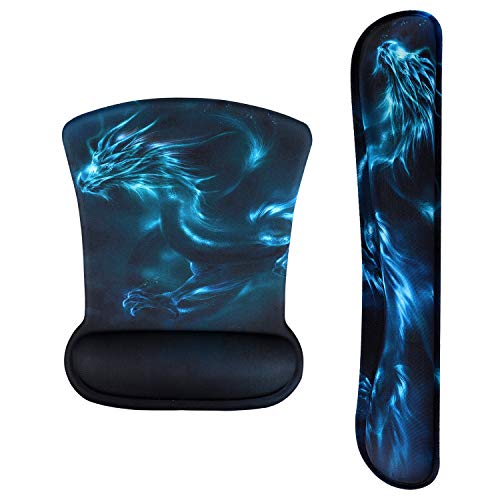 Tapis De Souris Ergonomique Avec Repose-poignet En Gel – Motif Paresseux – Antidérapant – Pour Bureau, Gaming